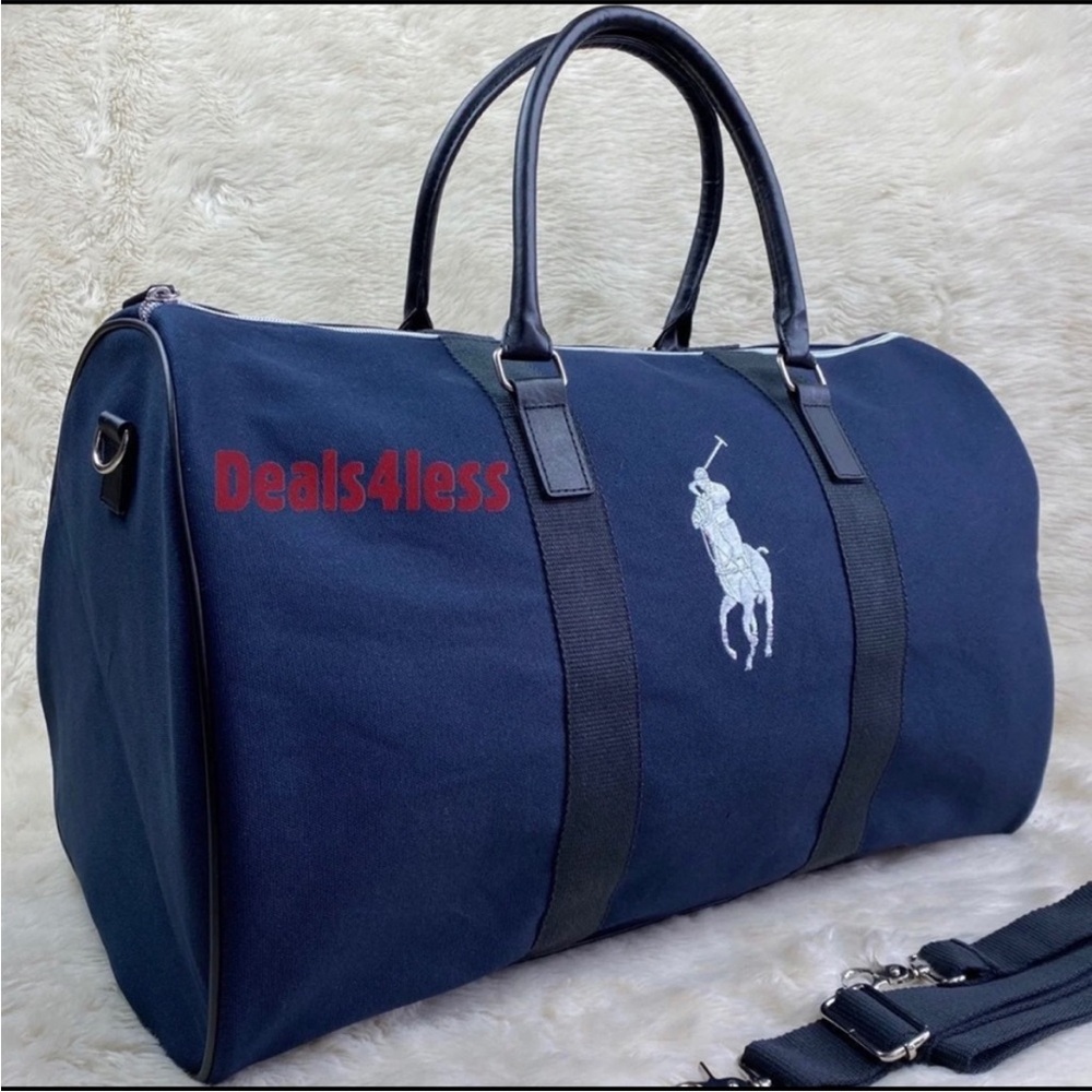 Polo Ralph Lauren Duffel Bag Weekender, Travel Bag, Gym Bag! - Picture 6 of 6